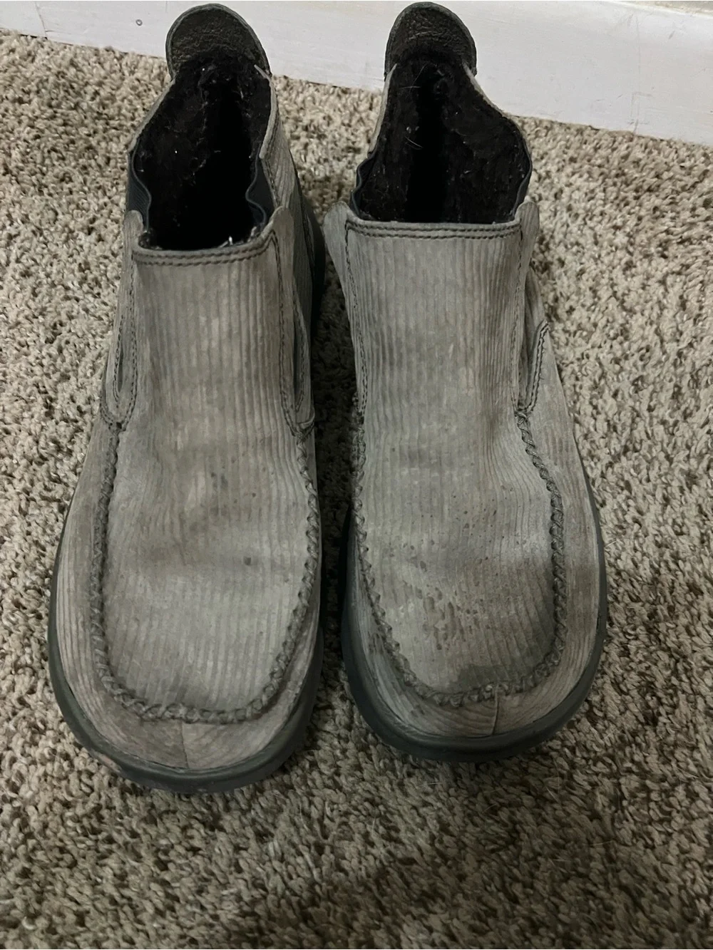 Men's Patagonia Maui Moc Casual Slip-On Moc Toe Shoes - Gray size 12